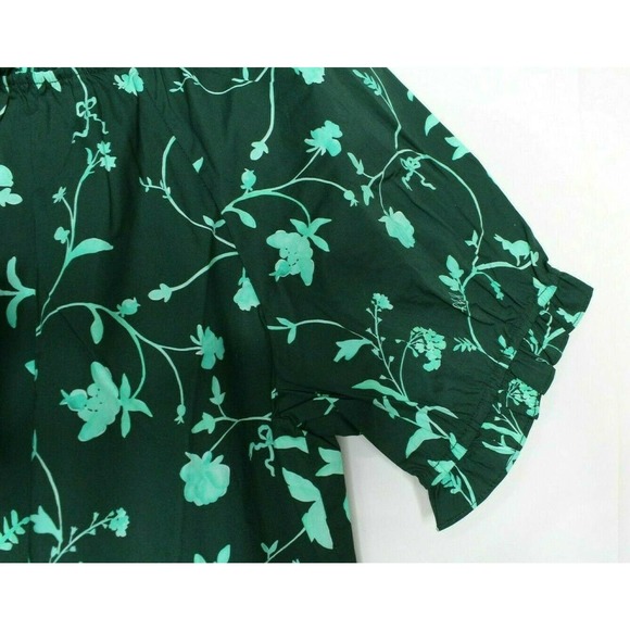 Hill house The Katherine Nap Dress green botanical Women's Dress Size S New - Picture 7 of 8